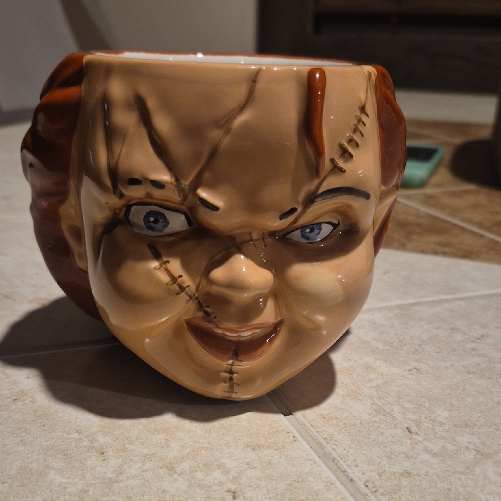 Childs Play Chucky Face Mug